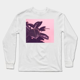 Botanical rose colored glasses Long Sleeve T-Shirt